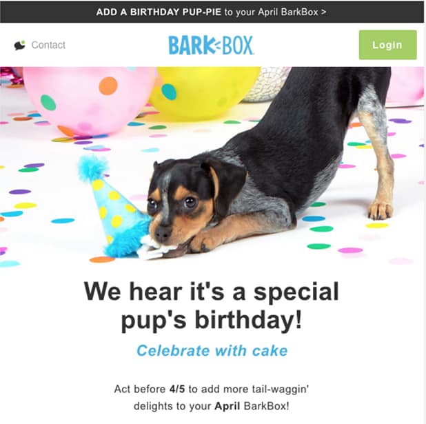 Bark Box Personalization