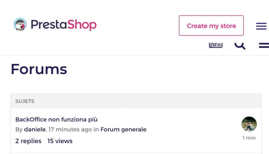 prestashop forum