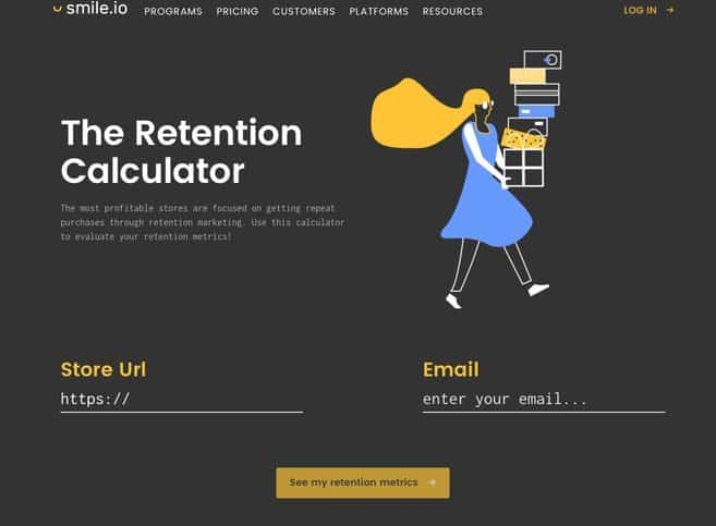 Retention Calculator Smile.io