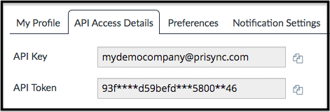 Prisync API